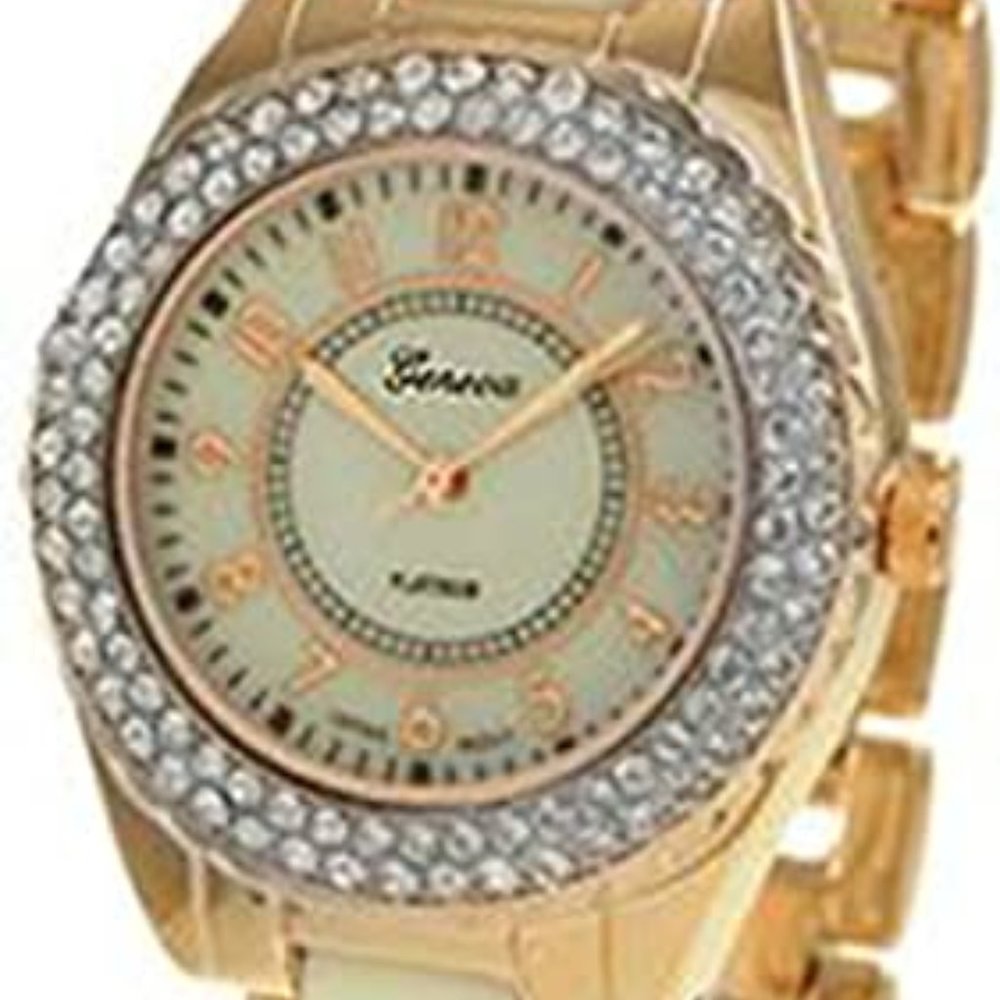 Geneva Platinum Women's Watch 2114.White.Rosegold